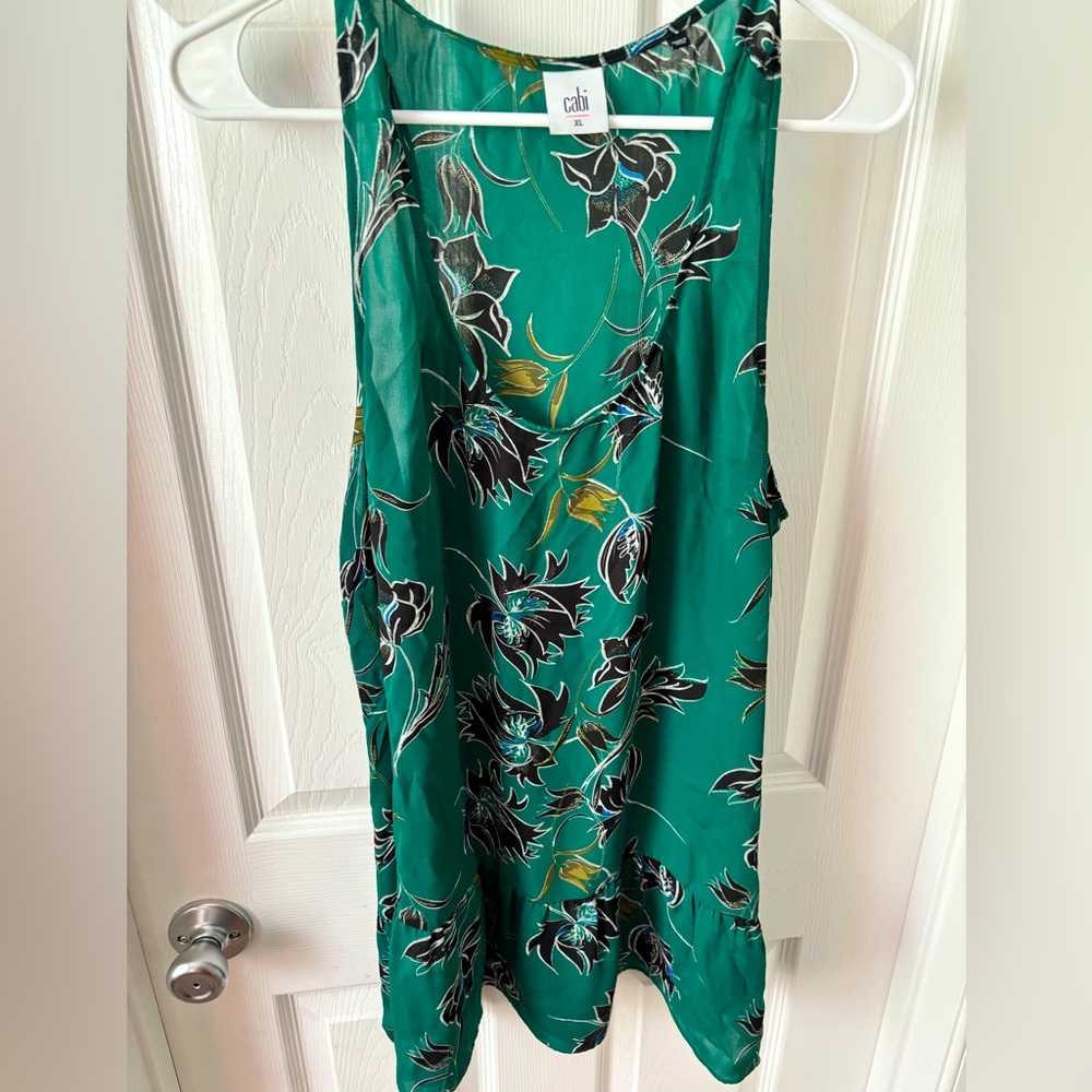 Cabi Zoe Peplum Tank Blouse